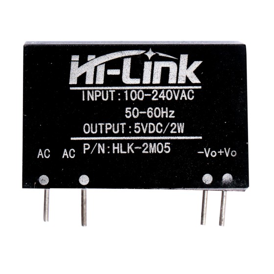 AC-DC power module 2W series 220V to 3.3V5V12V24V voltage reduction and stabilization single circuit output HLK-2M05